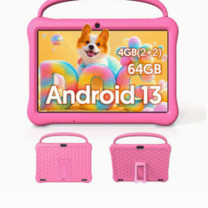 BAKEN Android 13 Tablet, 10.1 Inch Kids Tablet, 4GB (2+2GB Expandable) RAM, 64GB ROM, Wifi,